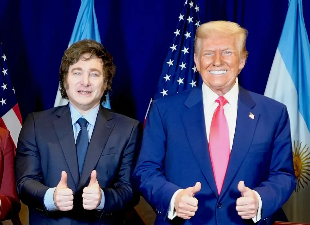 JAVIER MILEI Y DONALD TRUMP