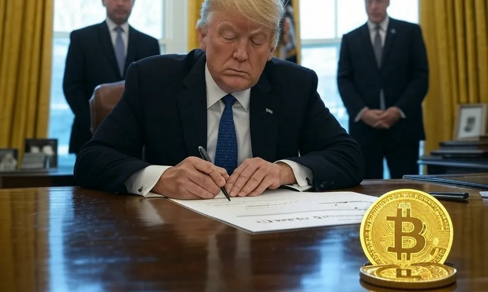 Donald Trump Anuncio Reserva Criptomonedas EEUU BTC ETH