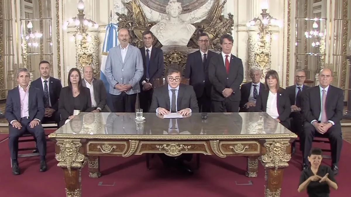 Javier Milei dnu